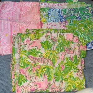 Lilly Pulitzer X Pottery Barn kids baby swaddles